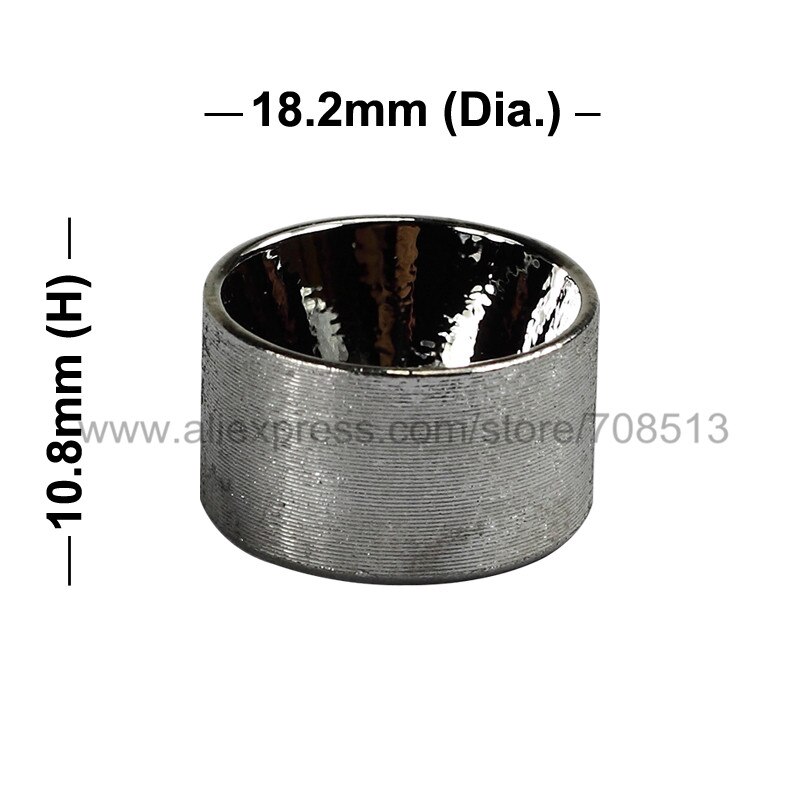 18.2 Mm (D) X 10.8 Mm (H) Op Aluminium Reflector Voor Cree Xm-L