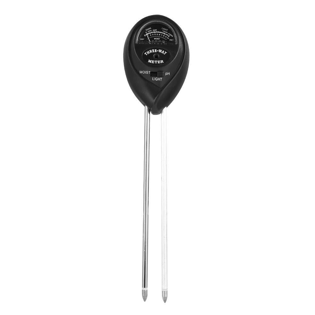 3 in 1 Digital Tester Soil Moisture Sunlight PH Meter Tester for Plants Flowers Acidity Moisture Measurement Garden Plants Tools: 001