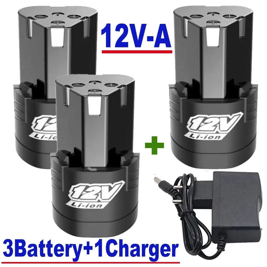 .Universal 12V 6800mAh Rechargeable Li-ion Lithium Battery For Power Tools Electric drill Electric Screwdriver Battery: other