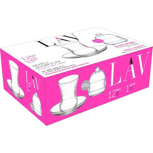 LAVA Pearl 12 Piece Tea Set + Sugar Bowl