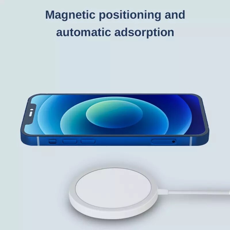 15W Originele Magnetische Draadloze Oplader Voor Iphone 12 Pro Max 12pro Qi Fast Charger Voor Iphone 12 Mini Usb C Pd Adapter Magsafing