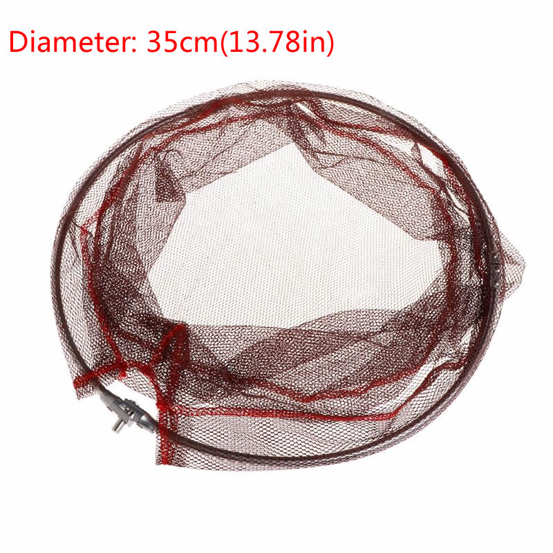 Filet de pêche Portable en Silicone, sac en maille, accessoires de matériel haute densité 35/40cm: 35cm