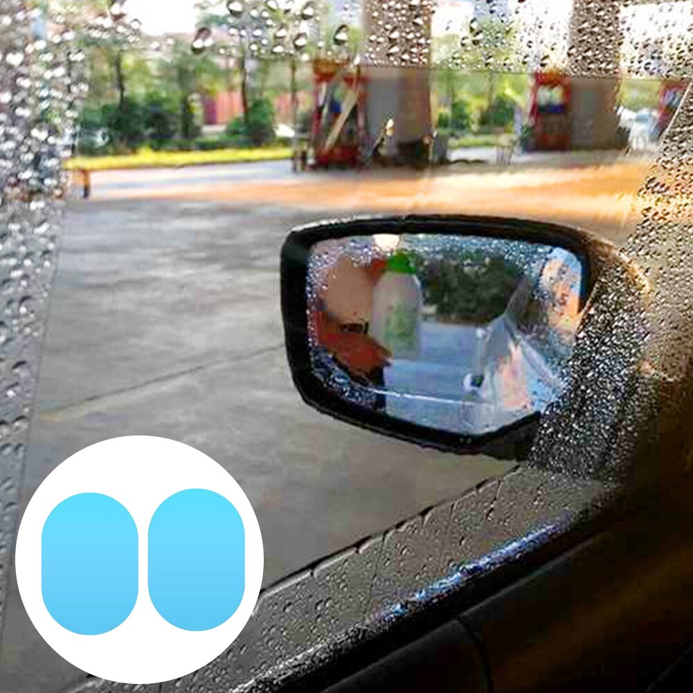 4 stücke Auto Rückspiegel Seite Fenster Glas Anti-Nebel-Film Regen Schutz Langlebig Und Praktische Haustier und Nano beschichtung Material