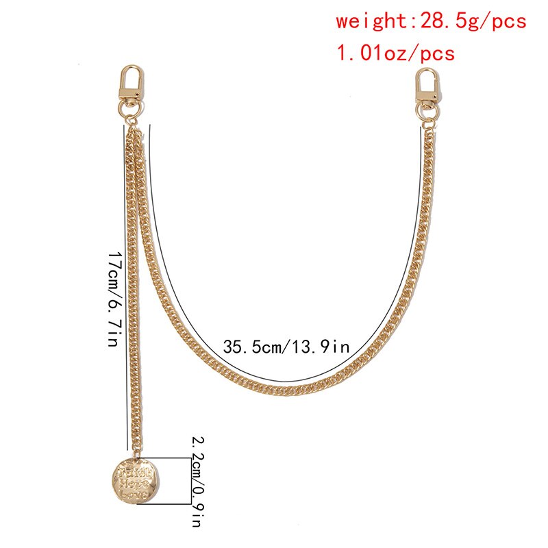 Punk hip-hop bælte talje kæde trendy enkelt / tre lag nøgle bukser kæde jeans lang metal tøj tilbehør smykker