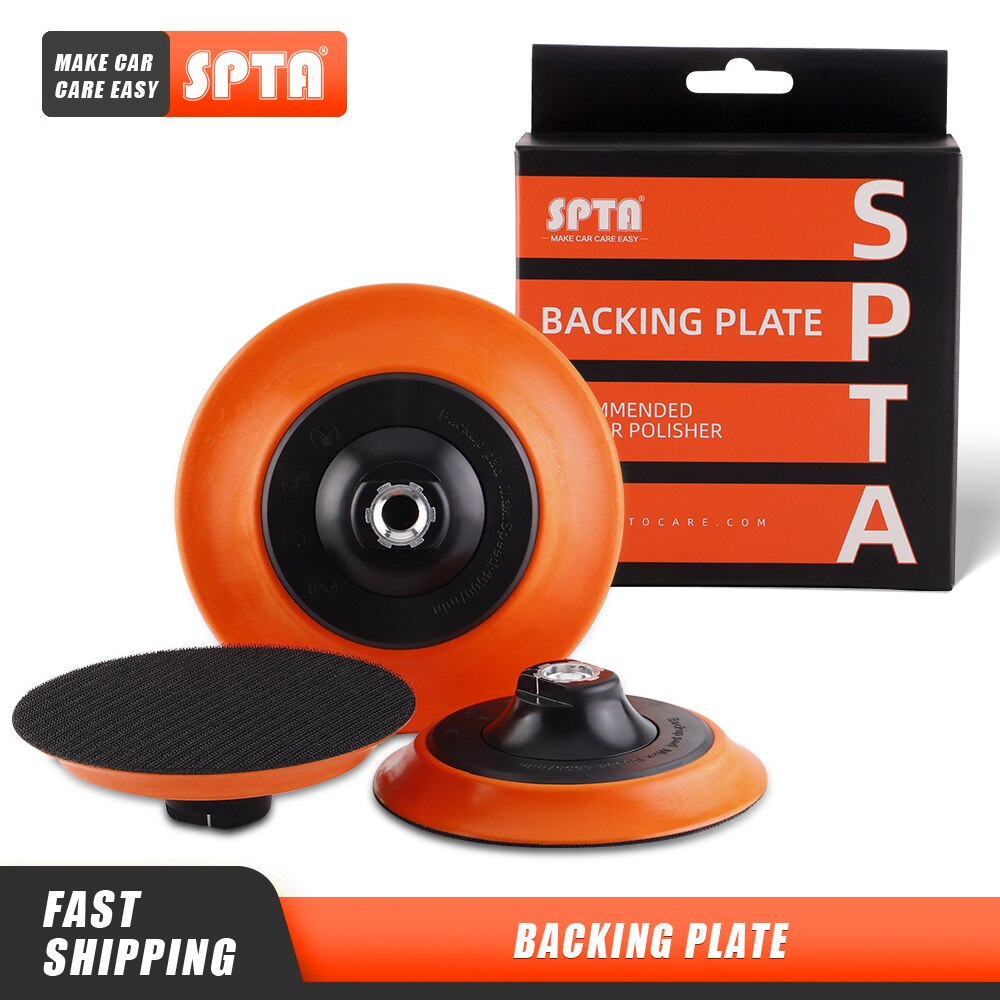 (Single ) SPTA M14 5"/6" Backing Plate Backer Dual Action Car Polishing Buffing Buffer Pad