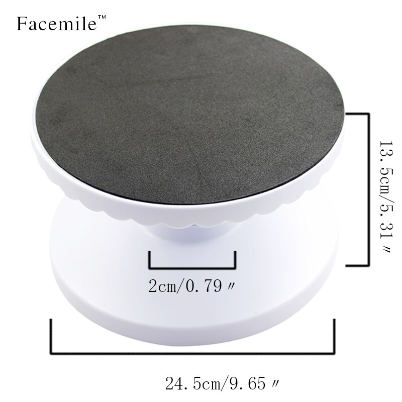 23CM Cake Revolving Stand Tilting For Easy Decorating Make Cake Icing cake turntable platform Fondant Cake Decorating Tool 01108