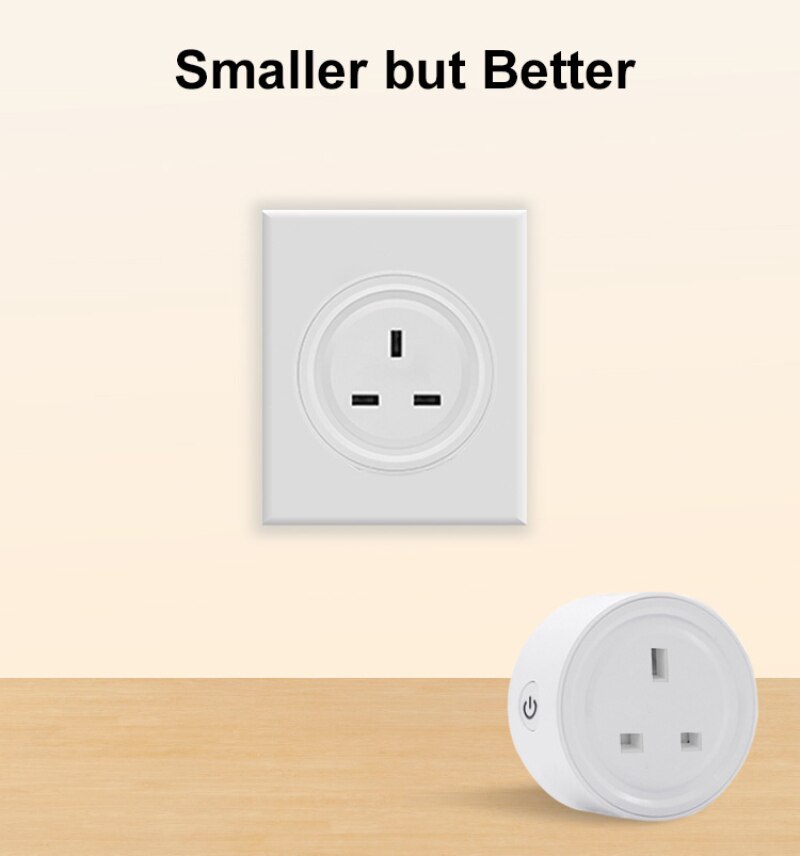Zigbee Smart Socket EWelink US/UK Smart Plug Mini Switch For Alexa Samsung SmartThings Support Echo Device Voice Control