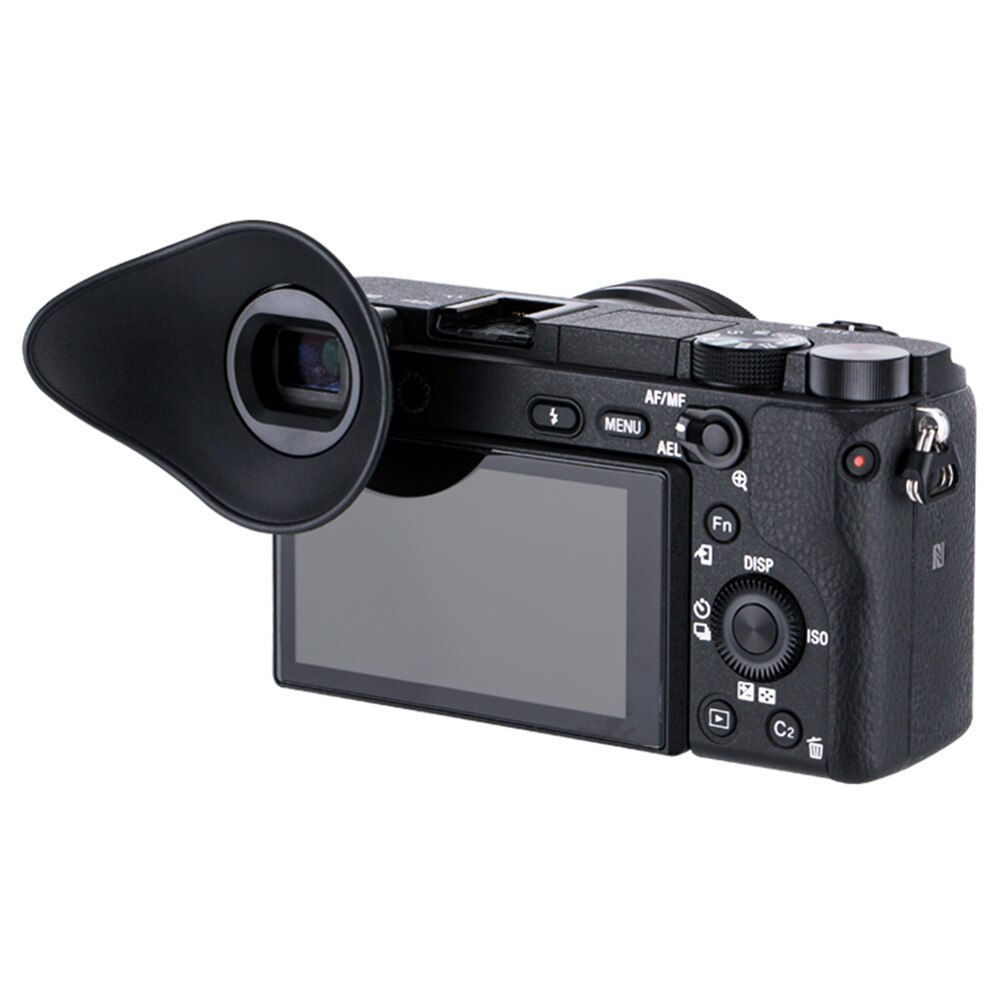 Mini Weichen Silikon Teile Große Abdeckung Kamera Augenmuschel Zubehör Klarer Einfach Installieren 360 Grad Drehen Für Sony A6000 A6300 NEX-7