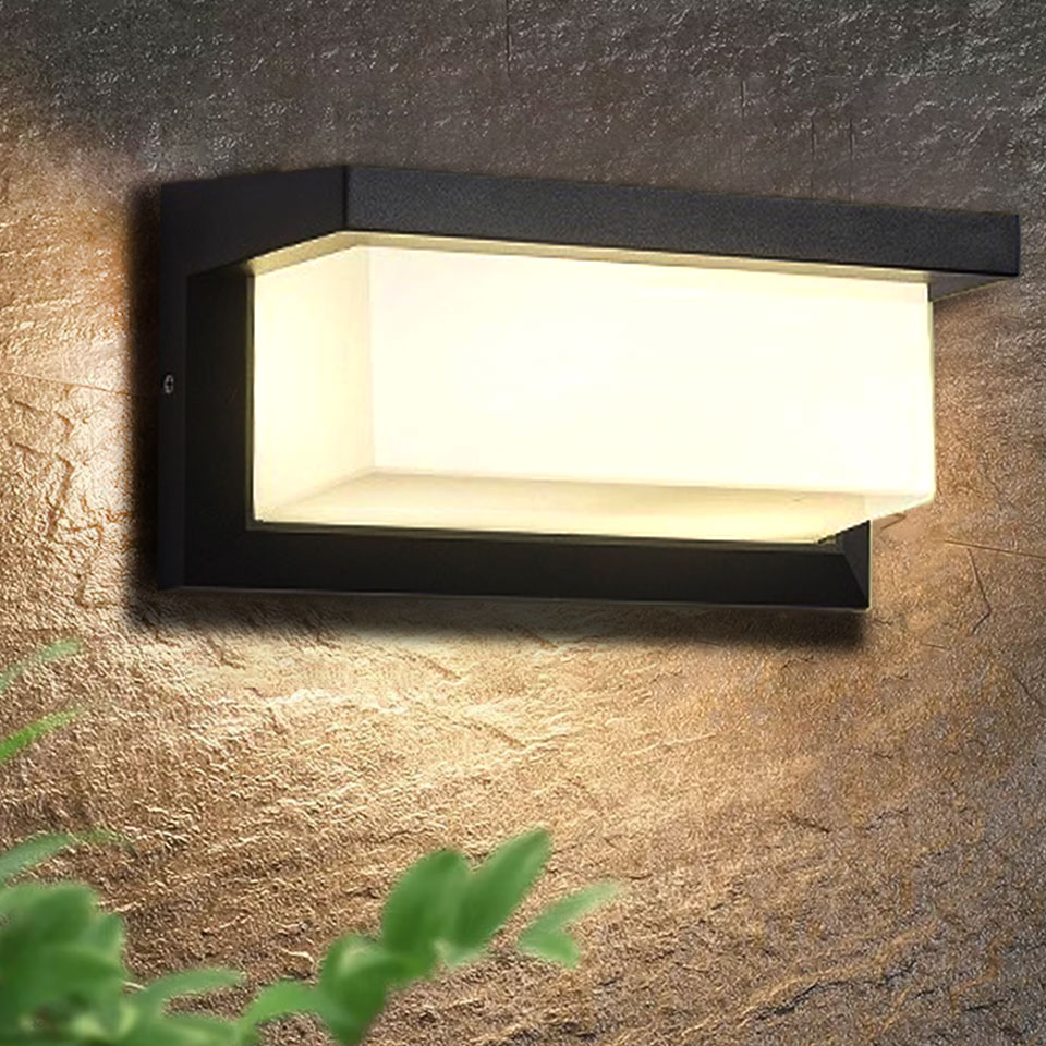 Led buitenwandlamp Waterdicht IP66 Bewegingssensor Led buitenverlichting Veranda Verlichting Balkon Tuinverlichting Buitenwandlamp