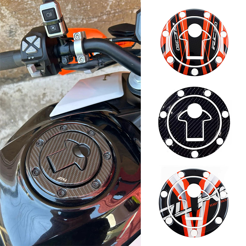 Adesivo coperchio serbatoio carburante Decorazione 3D moto adatta per KTM DUKE 125 200 390 200 790 RC200 RC390 150NK R2R gomma morbida
