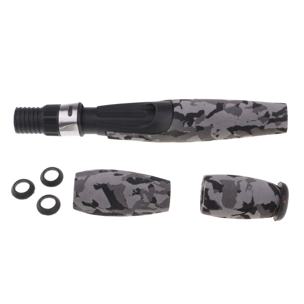 Baitcasting Fishing Rod EVA Handle Split Grip Kit & Reel Seat for Rod Repair