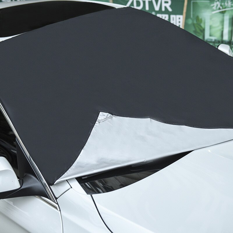 Magnetisk bil forrude afdækning bil solskærm cover bil forrude sne solskærm vandtæt bil cover 210*120cm