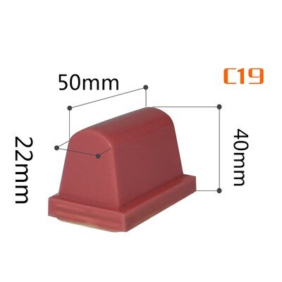 Serie C de cabezales de goma para serigrafía, Material de impresión DIY, de , muchos tamaños para elegir