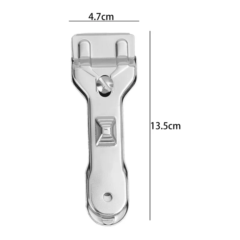 Razor Blade Scraper Paint Scraping Tool With 5 Blades Stainless Steel Retractable Hob Spatula Ceramic Induction Cleaning Tools