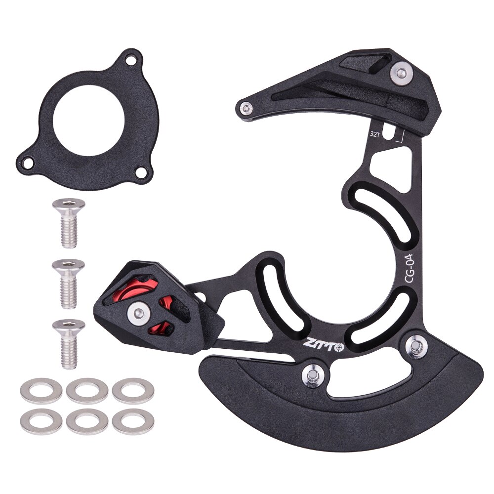 Ztto dh mtb kedjestyrare mtb mountainbike chainguide 1x system iscg 05 bb mount svart
