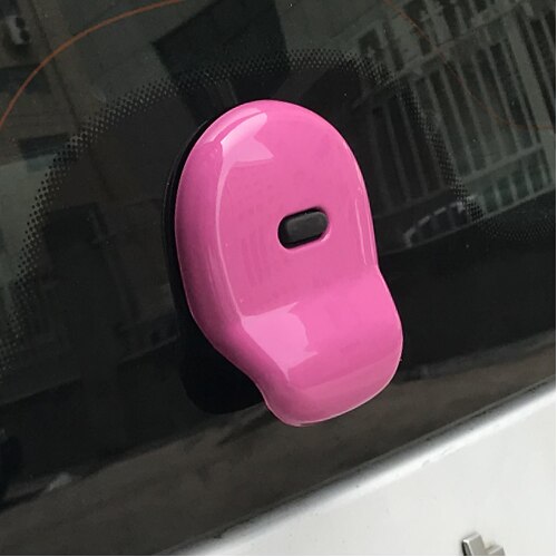 For Mercedes Smart 453 Fortwo ABS Plastic Car Trunk Door Handle Cover Stickers Exterior Decoration Modification Car Styling: purple