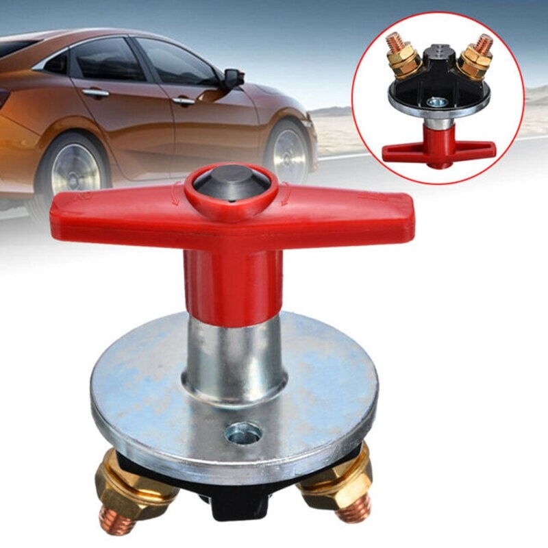 1500VAC Fixed Key Battery Isolator Cut Off Kill Switch 12V / 24V Heavy Duty Electrical Switch for Auto Truck Boat