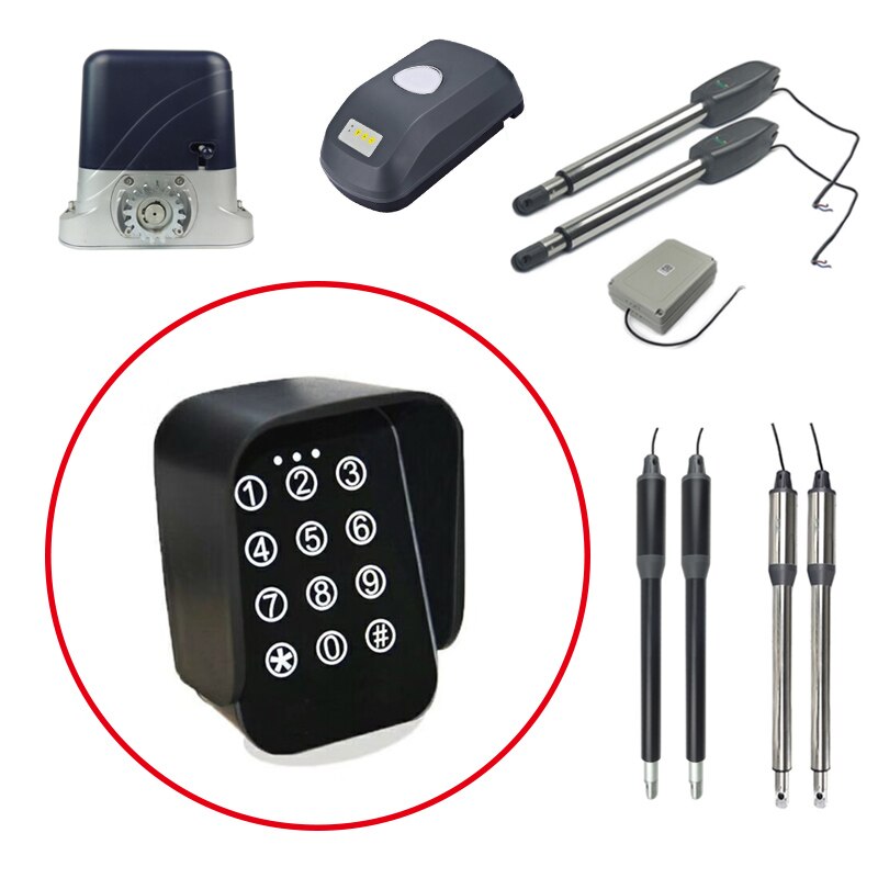 GALO Touch panel wireless keypad for swing gate opener / 500kg PKM sliding gate opener