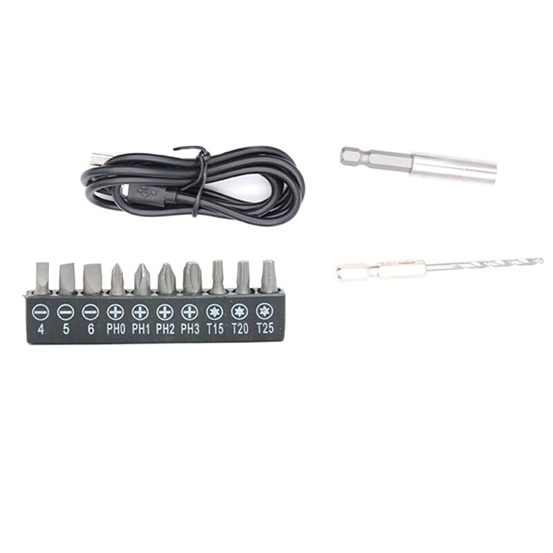 Mini Electric Screwdriver Rechargeable Power Screwdriver Kit with Lithium Battery Electric Screwdriver Power Tool