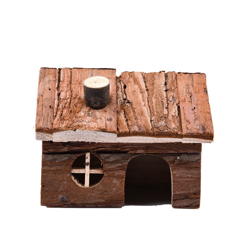 Houten Huis Prachtige Huis met Schoorsteen voor Hamster chinchilla cavia