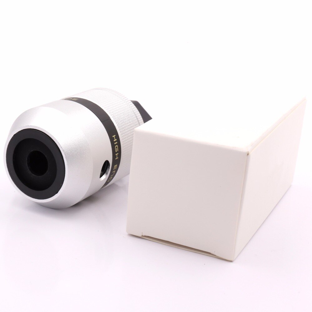 1pcs Oro puro rame Placcato UK/EU/US/AU IEC Connettore Spina per Cavo di Alimentazione Hifi