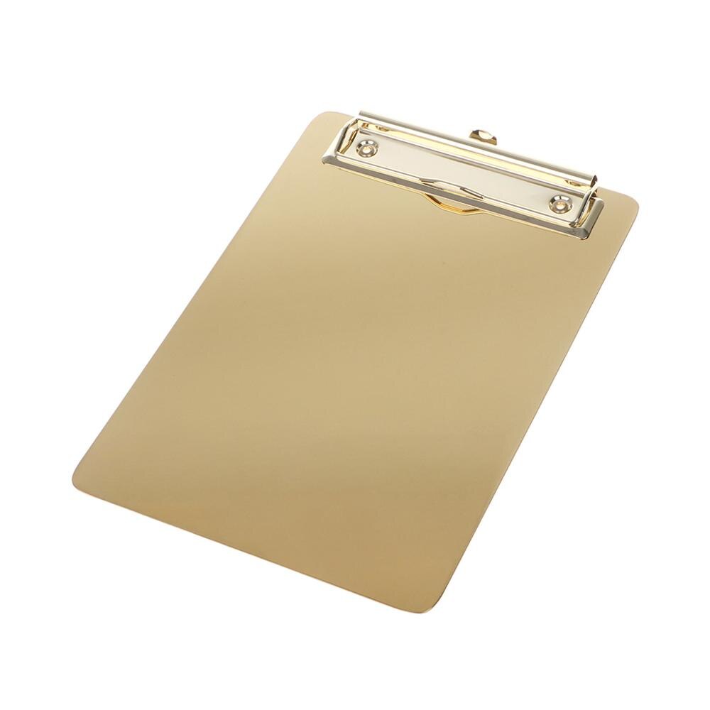 Metal Clipboard Writing Pad File Folders Document Holder Desk Storage School Office Stationery Supply 3 Sizes: S