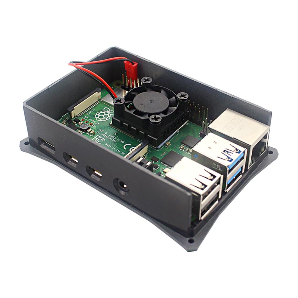 Cooling Fan And Heat Sink Kit For Raspberry Pi 4B Cooling Fan Cooler Module Heatsink Radiator Kit for Raspberry Pi 4 Model B