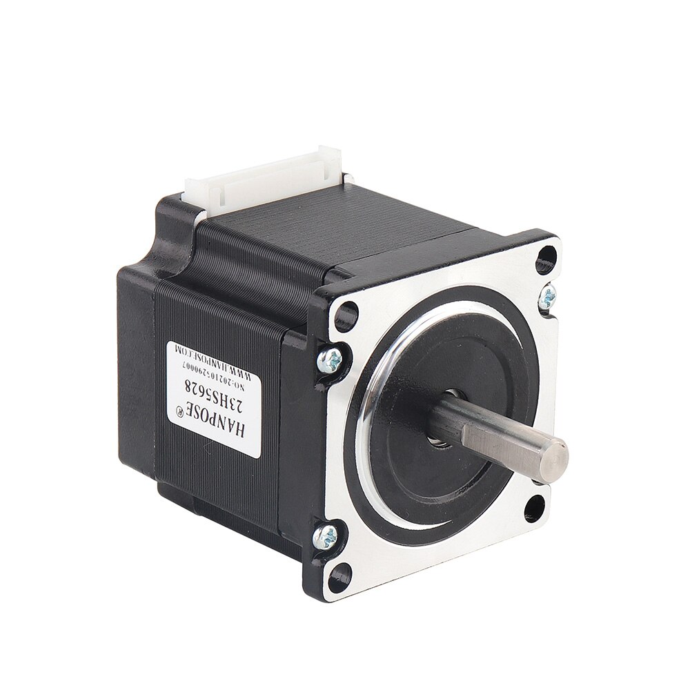 Nema 23 Stepper Motor 4-lead 165 Oz-in 56mm 126N.CM 2.8A 6.35mm or 8mm shaft 23HS5628 black motor 57 step motor nema23