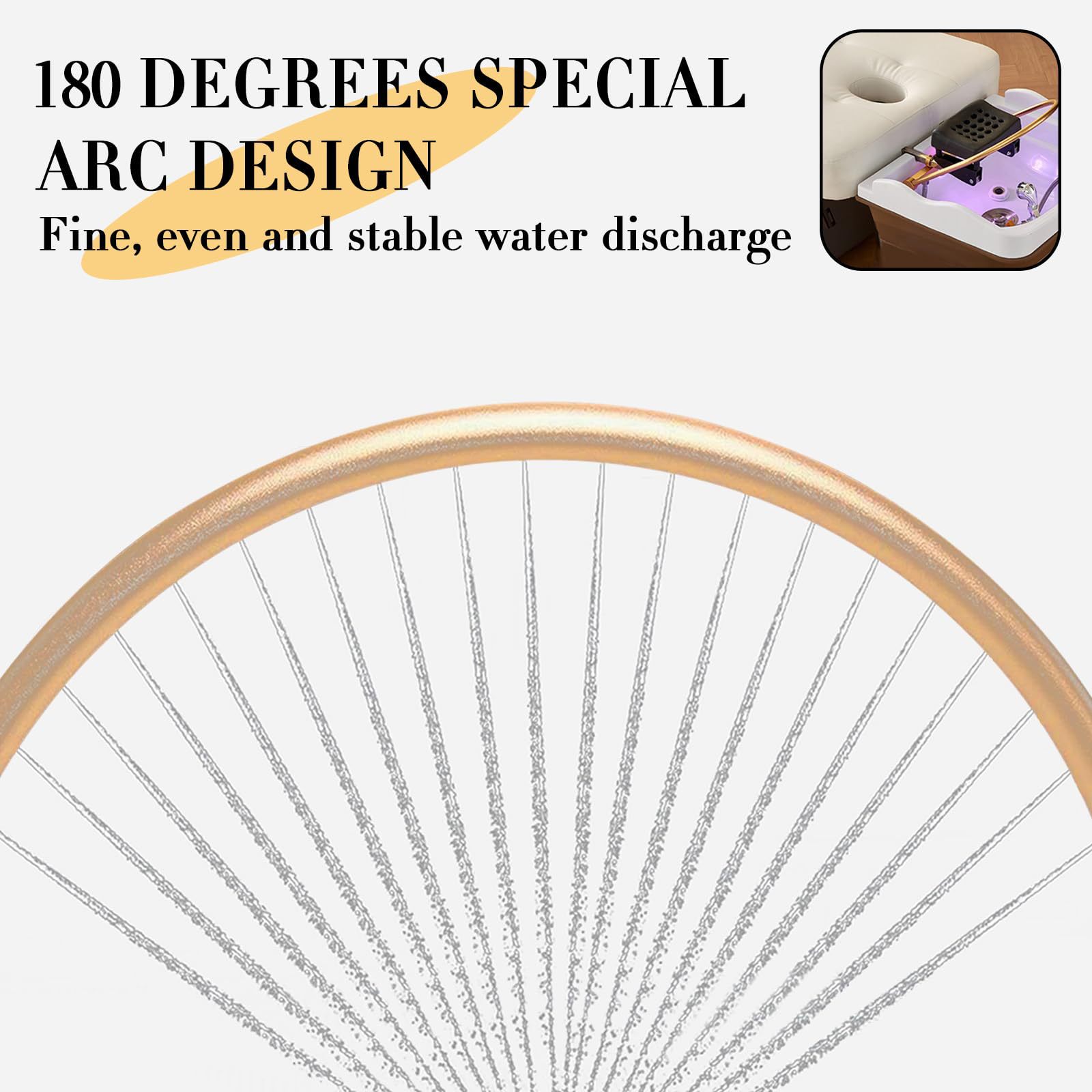 Shampoo Wastafel Apparatuur Hoofdtherapie Watercirculatie Accessoires Shampoo Bed Kapper Spa Wastafel Doucherek Met Kussen