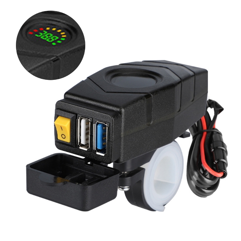 DC20-80V E-Fahrrad Handys Ladegerät QC 3,0 Schnelle Ladung Adapter Elektrische USB Ladegerät Elektrische Fahrräder Zubehör Teil: Grün