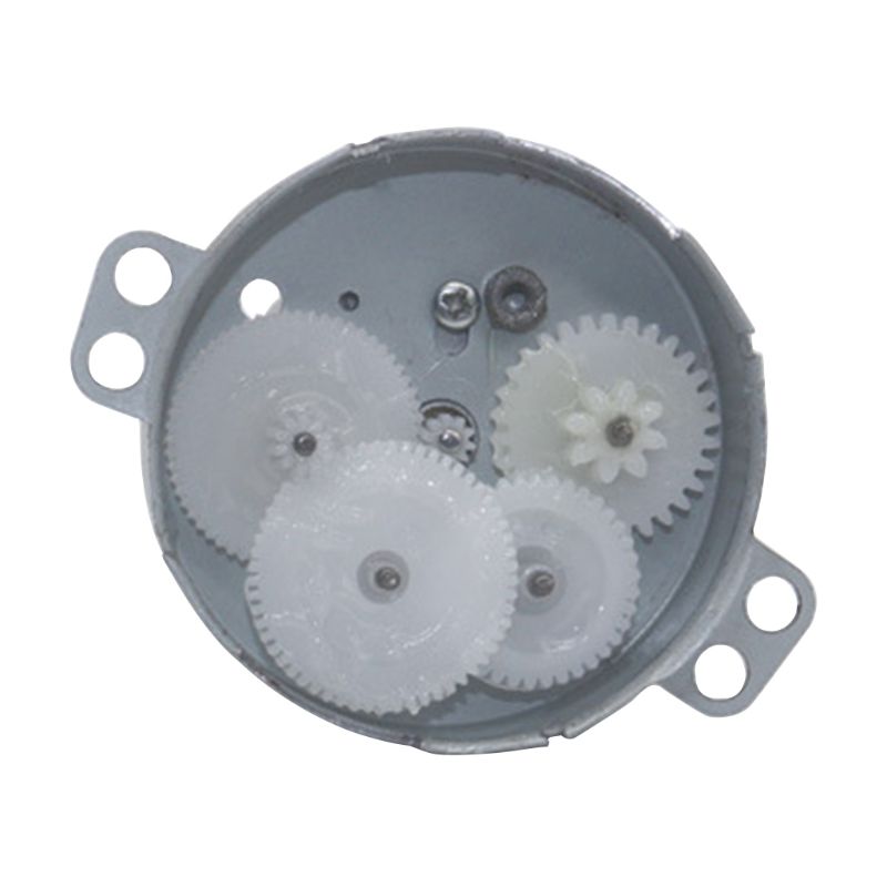 Cadre d'affichage de moteur de réduction de vitesse d'engrenage en métal, accessoires de tête de moteur de barbecue JS50T H37F 12V cc à couple élevé