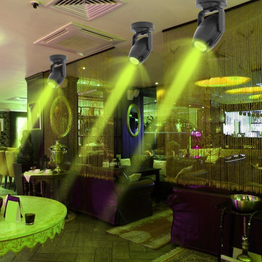 RGB 1W Led Bühne Scheinwerfer Leichte, Tragbare Lampe 360 ° Weiche Geburtstag Party Dance Boden Strahler Disco Bar KTV DJ Beleuchtung