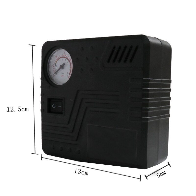 Draagbare Luchtcompressor Pomp 150 Psi-Dc 12V Auto Bandenpomp Auto Pomp Met Analoge Display, te-0D