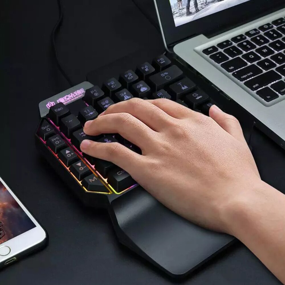 DurableMobile Gaming Keyboard Mouse Converter Muilt-function Gamepad Controller Keyboard Mouse Combos Set For Phone To Computer