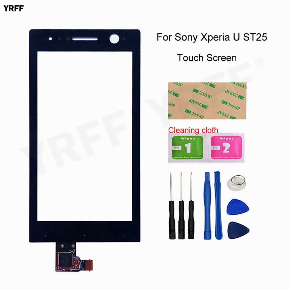 3.5" Touch Screen For Sony Ericsson Xperia U ST25 ST25i ST25a Touch Screen Digitizer Front Glass Panel Sensor Assembly Parts