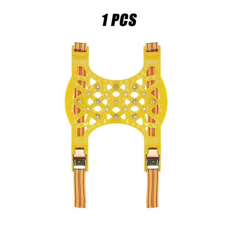 1/4 stk vinter universal bil sne kæde dæk skridsikre skridsikker kæder bil sand mudder vej køretøj til suv biler lastbil varevogn: 1 stk gul