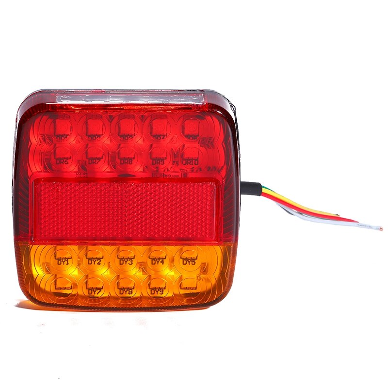 2 Stuks Algemene Purpose Led Auto Vrachtwagen Achterlichten Stop Knipperlichten