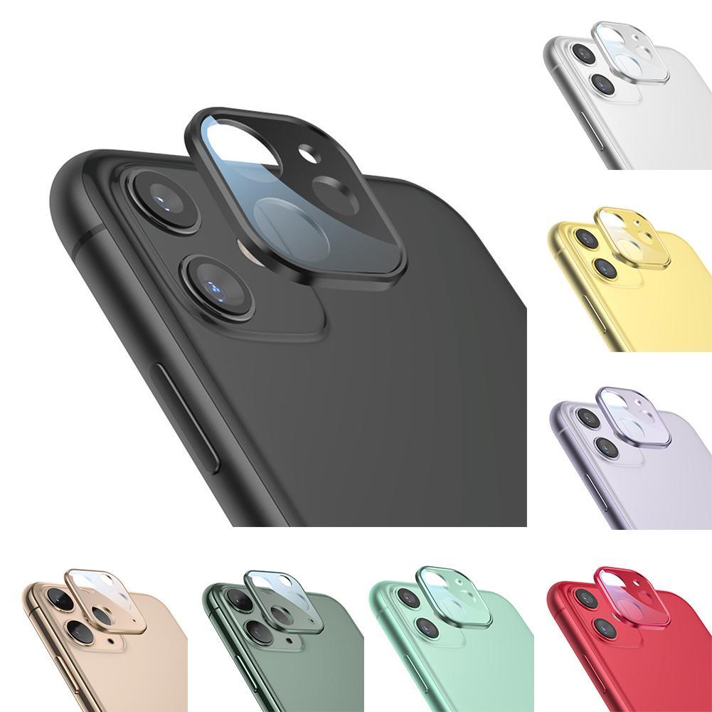 Metal Frame Tempered glass Camera Lens Full protective Cover for iPhone11 Pro Max Protector Rear Cam Lens Film for iPhone 11