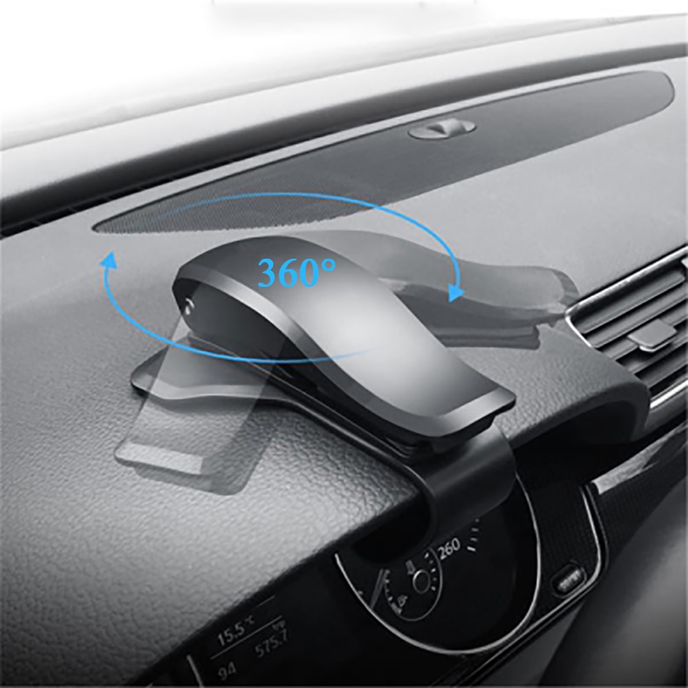 360 Degree rotatable bracket Universal Mobile Phone Clip Mount Stand for GPS Navigation Dashboard Phone Compatible max for 7''