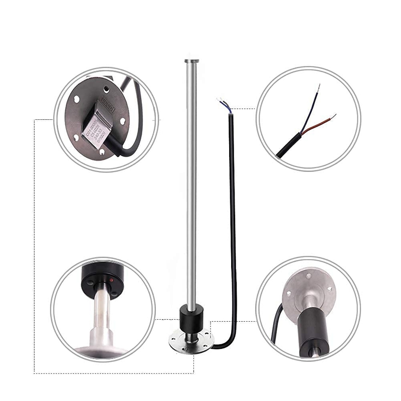 0-190 OHM Fuel Tank Oil Level Indicator Fuel Gauge Digital Fuel Gauge for Ship Truck Car