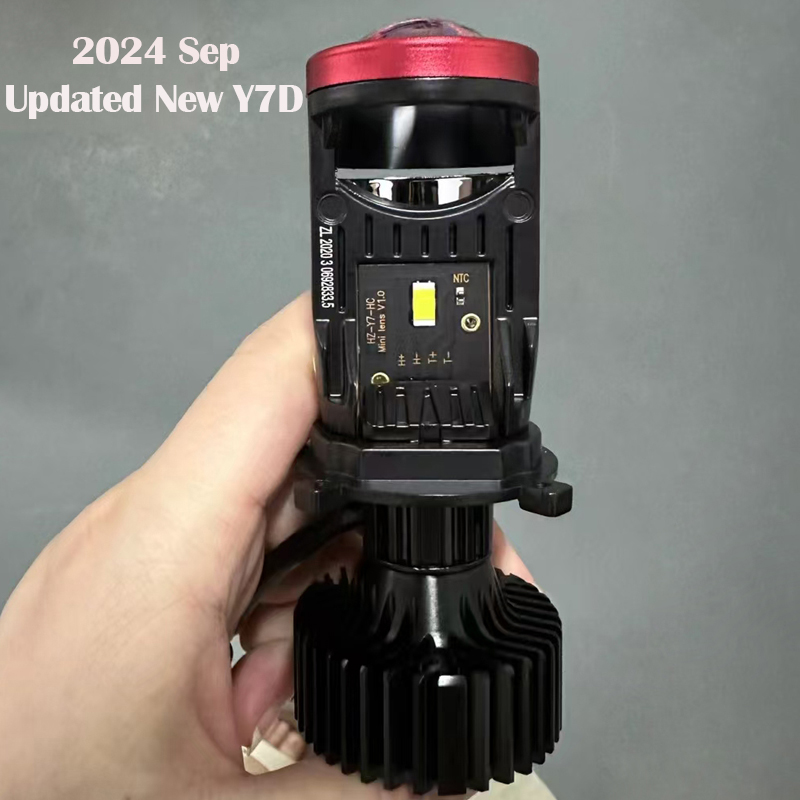120w billamper, mini-linse,  h4 -pærer, 9003 pærer 2 forlygte  y7d bil, motorcykel, dobbelt projektorlinse, led, bil, moto 12v, 24v