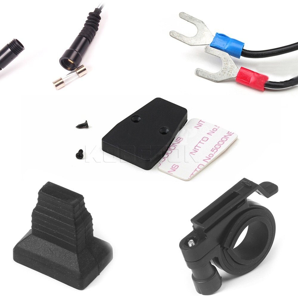 Kebidu Waterdichte Motorfiets telefoon oplader 12 V Sigarettenaansteker + 5 V USB Power Poort Adapter Outlet Socket Charger