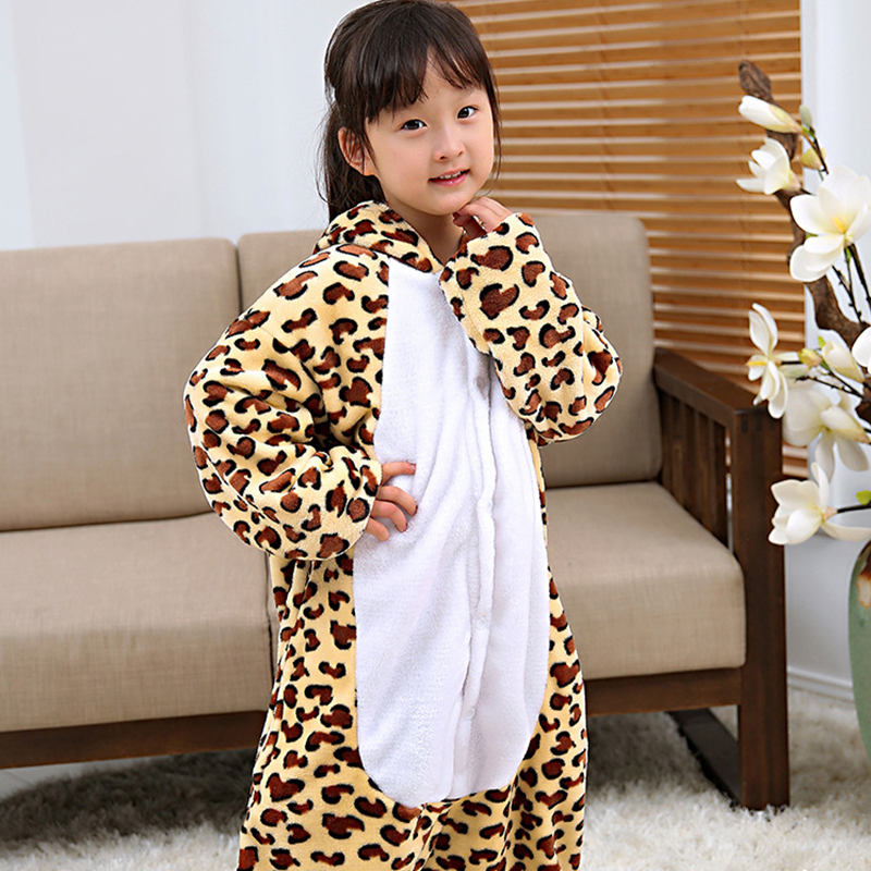 Autumn and winter adult cartoon one-piece pajamas sexy onesie women leopard bear animal woman sleeping clothes cosplay sleepwear