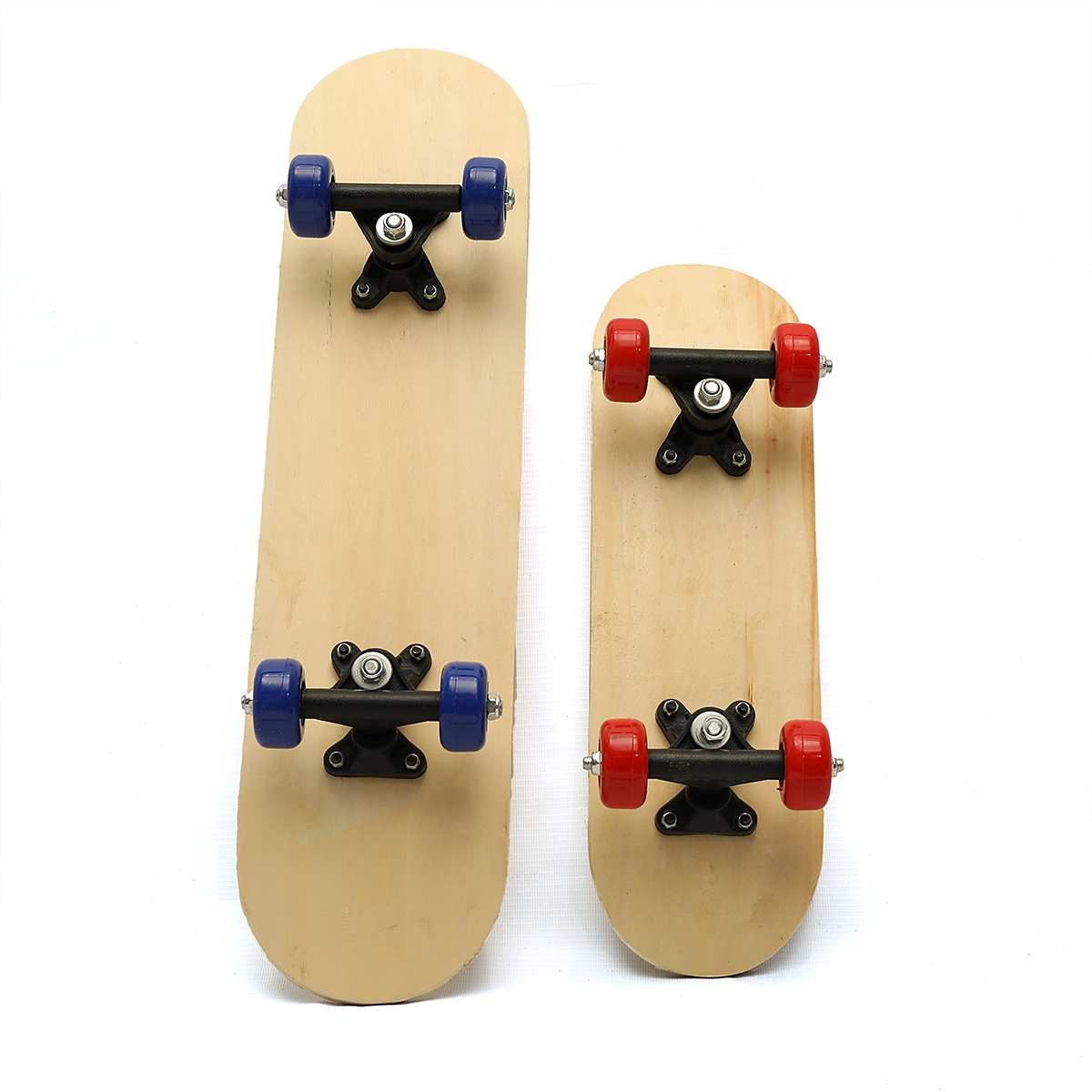 2 størrelser skateboard til børn diy skate booard dekoration boards lys træ dobbelt rocker kinesiske ahorn skatebooards