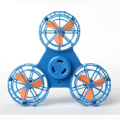 MYHOESWD Aircraft Chargable Air Fan UFO Flying Spinning Top Autism Anxiety Stress Release Toy Great Funny Toys For Children: Blue