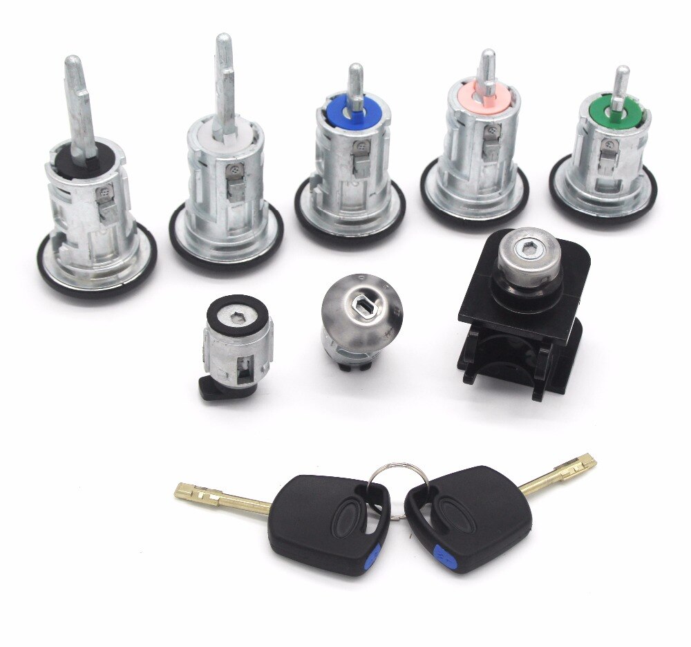 FOR FORD TRANSIT BUS 2000-2006 COMPLETE LOCK SET and 2 KEYS FULL SET 9 PCS