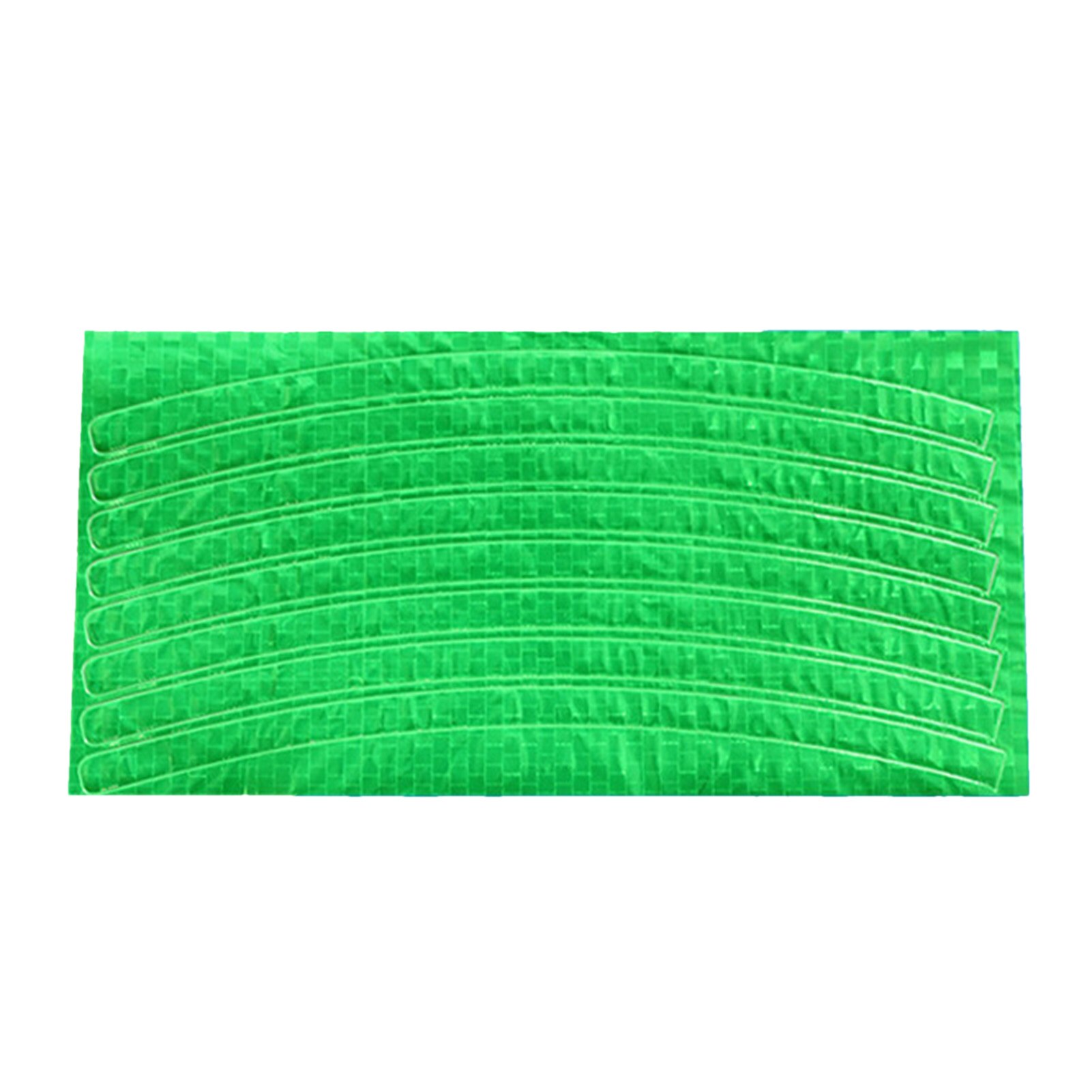 Bike Reflective Stickers Bicycle Reflective Safety Warning Strips Reflectante Bike Wheel Set Sticker Mtb Bicycle Decals: Green