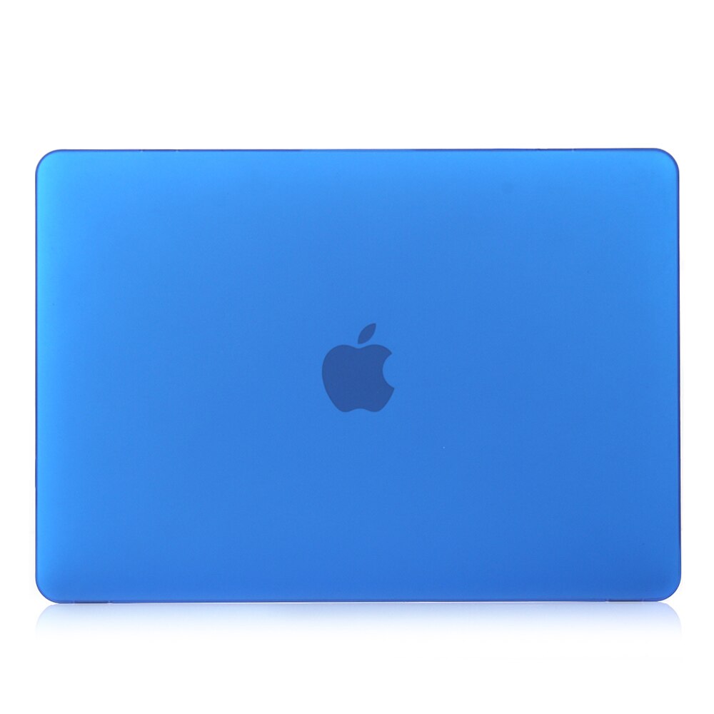 Case for Apple Laptop,Rubberized(Matte) Hard Cover For Mac Book White 13" MC 516 MC207 A1342 Free Keyboard Cover: Dark Blue
