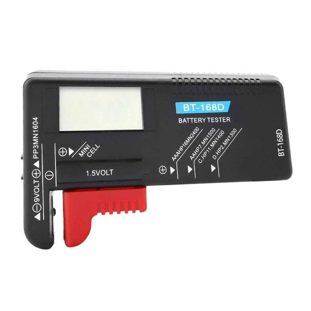 Tester Batteria Digitale LCD BT-168D – Per Pile AA, AAA, C, D, 9V E Bottone – CFRIATO - Foto 1