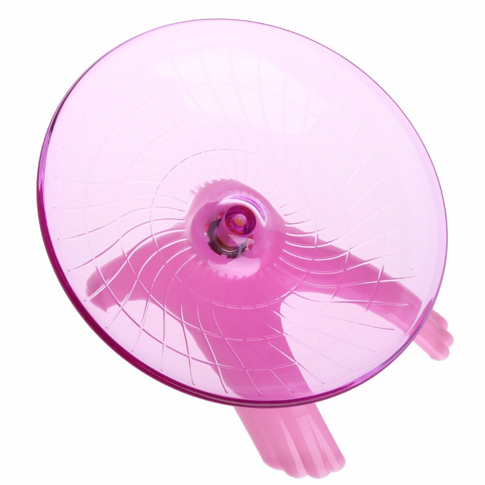 Running Disc Flying Saucer Exercise Wheel For Pets Mice Hamsters Gerbil Cage Toy